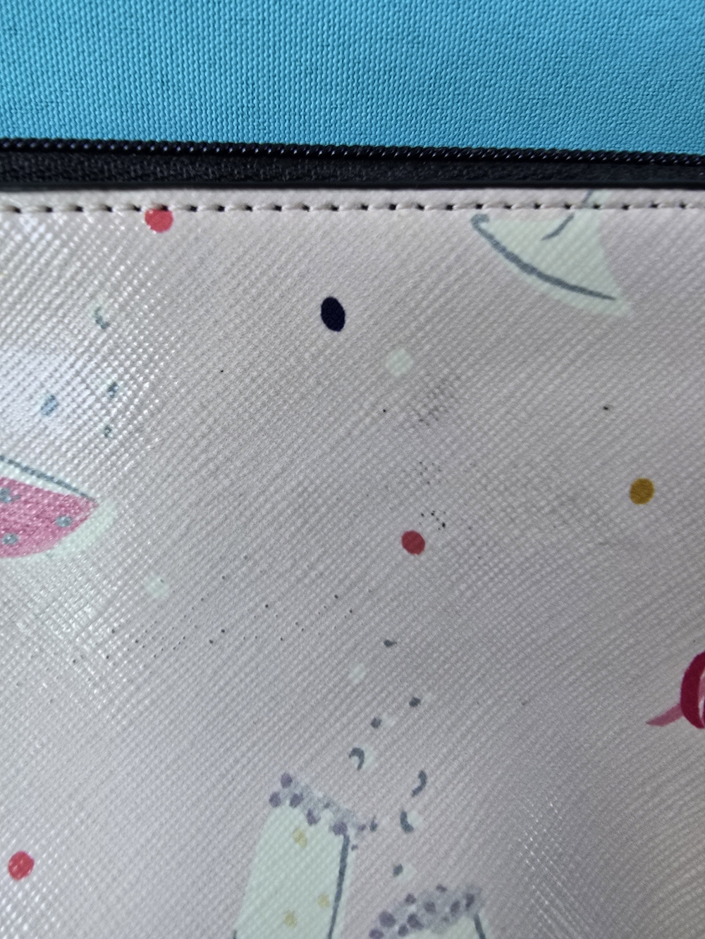 Kate Spade Pink Cocktail Cosmetic Pouch - 6 Piece Set - Picture 10 of 10